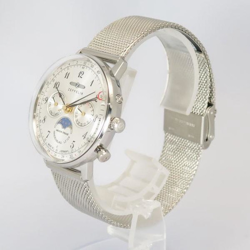 ツェッペリン ヒンデンブルク LZ129 腕時計 7037M-1 シルバー