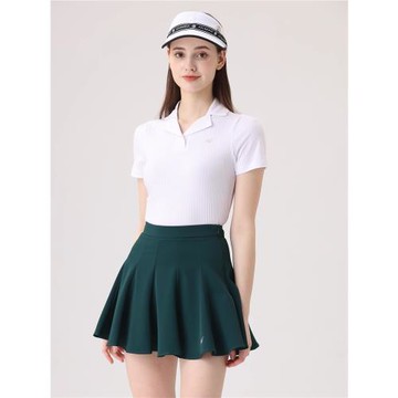 樂為新款高爾夫女裝短袖T恤golf服裝戶外運動速干冰絲防曬V領上衣