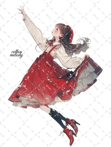 original sticker no.7794 人物貼紙 原創貼紙 人物貼紙 女孩貼紙 原創人物貼紙