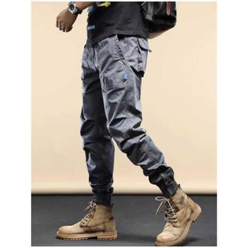 干活穿的褲子男士美式復古戶外潮牌耐磨耐穿防撕裂勞保服工作褲子