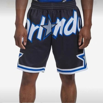 NBA Mitchell & Ness 奧蘭多 魔術 Majic Big Face 球迷版球褲 Shorts 短褲