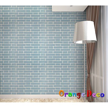 【橘果設計】磚紋風格 自黏壁紙 10米長 多款可選 DIY組合壁貼牆貼室內設計裝潢