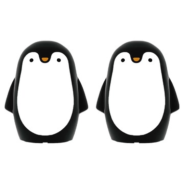 小麥購物 企鵝按壓式開瓶器 Y313 黑色 可愛造型 按壓開瓶  2個