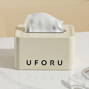 新款家用餐巾抽紙盒創意簡約彈簧客廳衛生間桌面奶油風紙巾盒 幸福驛站