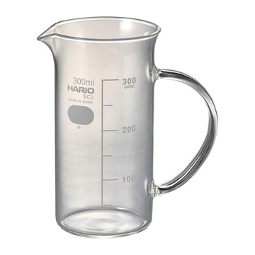 HARIO 好璃奧 文創把手燒杯  TBE-300-H32  300ml  1個