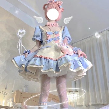 全款超甜初戀旋律Lolita洛麗塔連衣裙女仆裝可愛百搭顯瘦