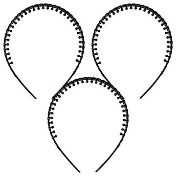 SY 基本款髮箍 sy12145  鍊型黑