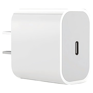 ANTIAN iPhone16/15/14 20W PD快充充電器 iphone 蘋果豆腐頭 USB-C/Type-C充電頭  1個  單一顏色