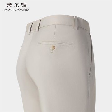 MAILYARD/美爾雅休閑褲 商務男士春夏褲子 舒適棉麻直筒長褲 298