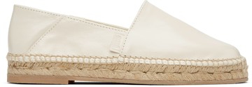 AMI Paris 灰白色 AMI Leather 草编鞋