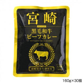 一 はじめ 宮崎黒毛和牛ビフーカレー 160g×30個 P10  a