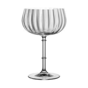 LUCARIS 旋耀東方 無鉛水晶 Coupe寬口杯 355ml  透明色  6個