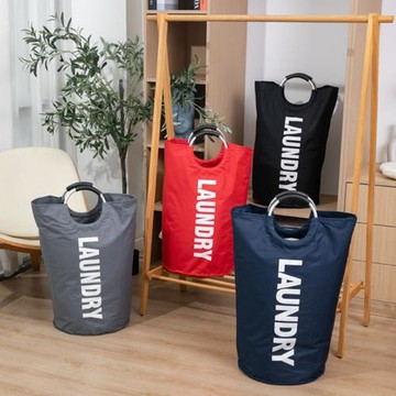 跨境新款臟衣籃家用臟衣服收納筐大容量衣服玩具收納袋折疊臟衣簍