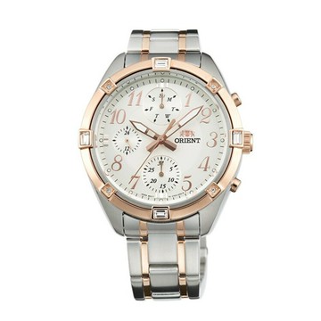 送禮首選★ORIENT 東方錶 SPORTY DESIGN系列 運動三眼石英錶FUY04002W  附提袋【全館滿額折價★APP下單點數4倍送】線上購買享_實體門市同步服務