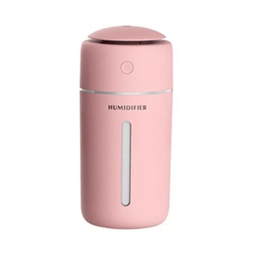 BH187 無線加濕器  350ml大容量  自動斷電  7彩LED燈  粉色