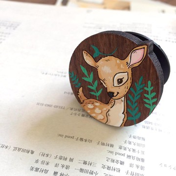 木製小鹿