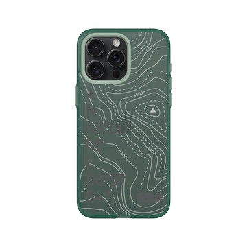 iPhone 15 Pro Max Clear 憂墨綠 - Nature Explorers 自然探索指南 - 阿爾卑斯