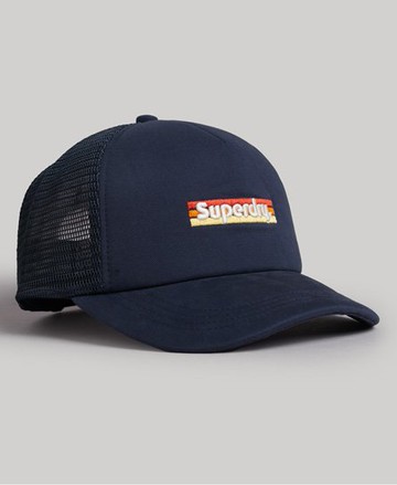 Superdry Women's Women's Vintage Trucker Cap Blue / Blue Bottle - Size: 1SIZE