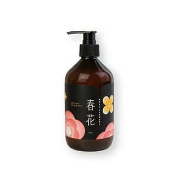 臺灣茶摳春花黃金橄欖液態皂-500ml