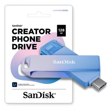 SanDisk CREATOR PHONE DRIVE 雙用隨身碟 128GB