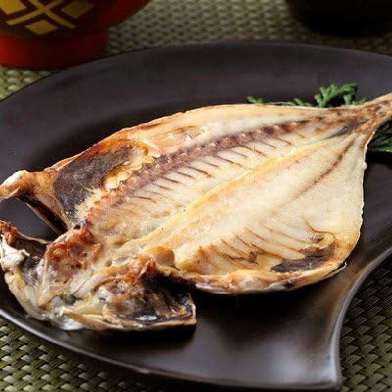 安心と安全の無添加 魚栄天日干し鯵の干物１０枚セット 魚栄商店・静岡県