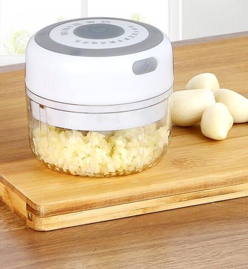 搗蒜器打蒜器電動小型蒜泥器壓蒜泥神器家用迷你無線拉蒜器攪蒜器 【林之舍】