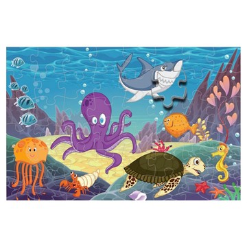 孩子國 兒童大塊地板拼圖  1個  48片  海洋