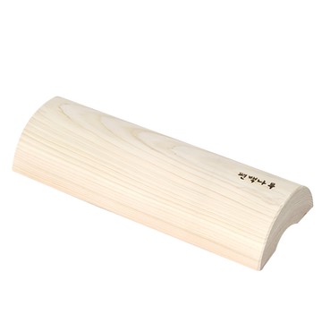 Ulim Pyunbaek 高級扁柏木頸枕  中 300 x 120 x 60mm  原木色