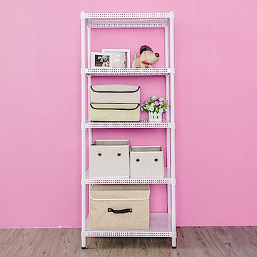 dayneeds 沖孔 60x45x150cm五層收納架(烤漆白) 層架/置物架/儲藏架