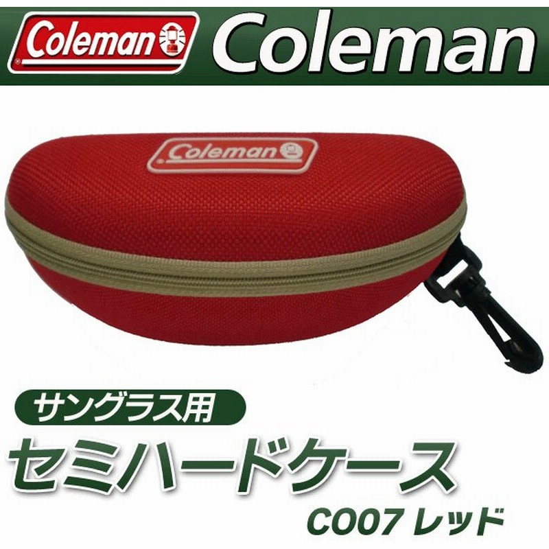 コールマン Coleman サングラスケース 2way仕様 ベルトポーチ メンズ おしゃれ メガネ収納 フック付 衝撃に強い ハード 小物入 セミハードケース Co07 レッド 通販 Lineポイント最大0 5 Get Lineショッピング