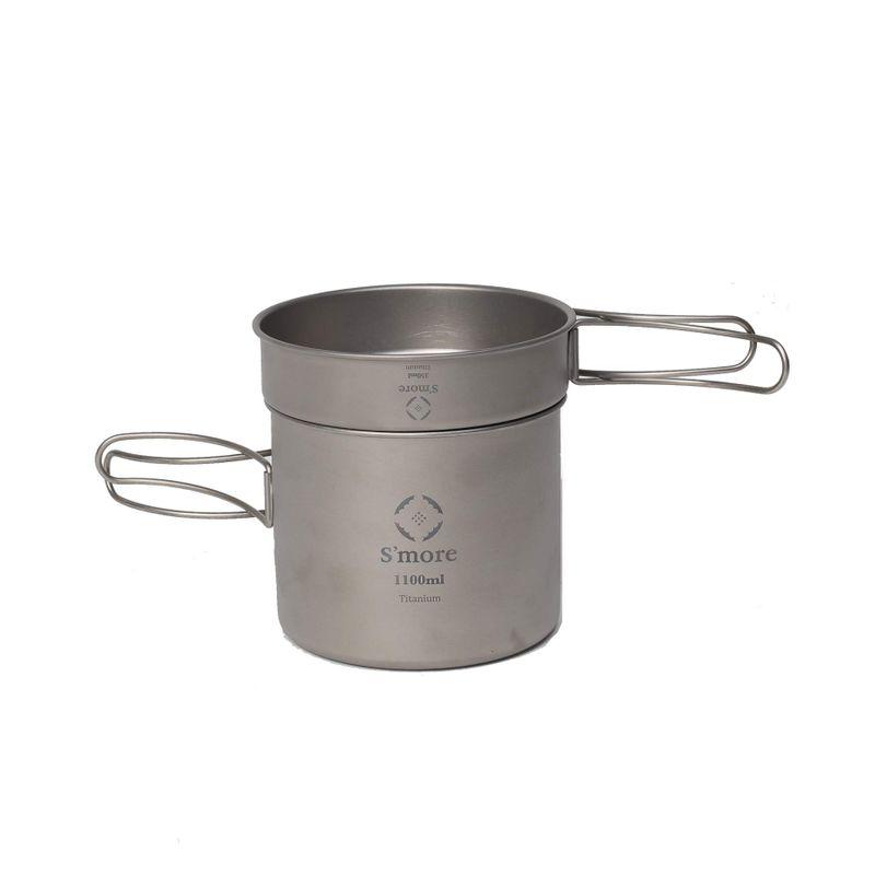 S´more/Titanium Hanging Pot 2800ml】チタンポットクッカー 2800ml-