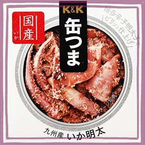 国分 KK 缶つま 九州産 いか明太×2個 キャンプ アウトドア おつまみ