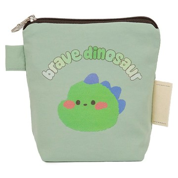 semoms 雙面防水圓形藥物收納包  恐龍  12 x 12 x 4cm