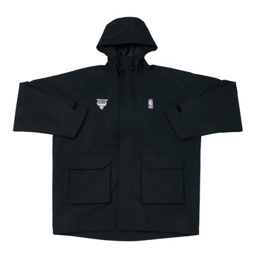 NBA 寬版 大字 衝鋒外套 公牛隊