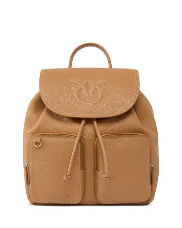 Pinko Carrie Leather Backpack