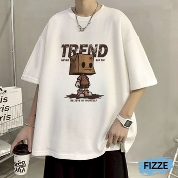 『現貨‧隔日到貨』高品質‧純棉短袖上衣 T恤  純棉T恤 短袖t恤 男生T恤 情侶百搭款 ATB5461【FIZZE】