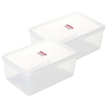 KEYWAY 聯府 名廚3號長型保鮮盒  2個  2個容器 + 2個蓋子 + 2個濾網