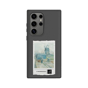 Galaxy S24 Ultra SolidSuit 黑 - Van Gogh Museum - 蒙馬特：風車和耕田