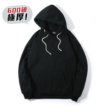 超級厚600磅 寬鬆落肩情侶帽T / 男女 / 寬鬆 / oversize【QM88921】