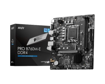 MSI 微星 PRO B760M-E DDR4 MATX 1700腳位 主機板
