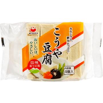 みすずコーポレーション みすず  こうや豆腐  4個  ポリ  66G  x  10