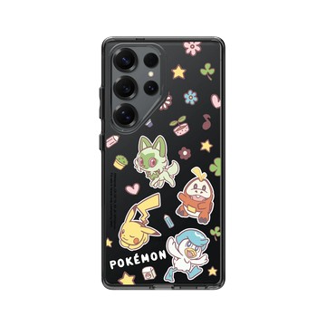 Galaxy S25 Ultra Clear 酷墨灰 - 寶可夢 Pokemon - 暖色系列-最初的夥伴