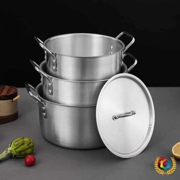 ✅出口非洲7件套廚具鋁鍋湯鍋aluminium pot set 7in1鍋具套