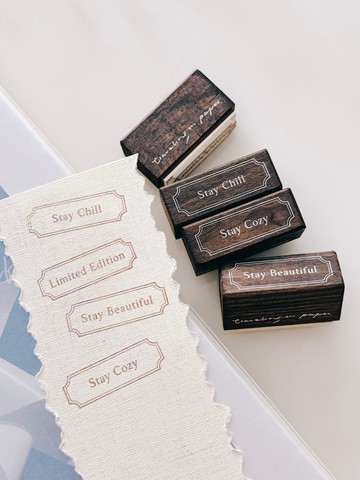 Stay & Limited Edition 印章