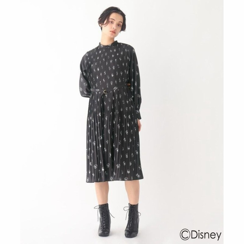 インデックス ディズニー ツイステッドワンダーランド 総柄ワンピース レディース エンブレム柄 40 L Index 通販 Lineポイント最大get Lineショッピング