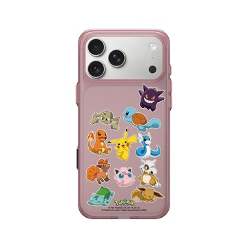 iPhone 17 Pro Max Clear (相機按鈕) 晶醺玫 - 寶可夢 Pokemon - Sticker-去吧寶可夢