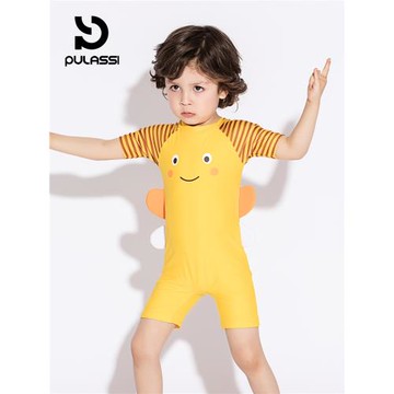 pulassi男童泳衣寶寶連體泳裝幼兒幼童小童2-3歲嬰兒男兒童游泳衣