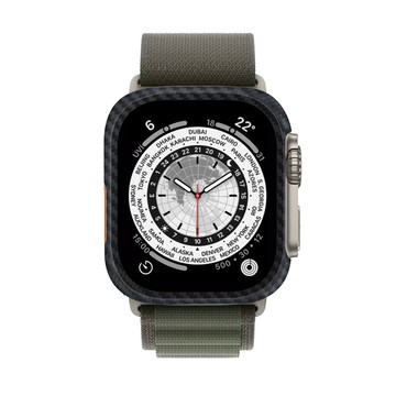 【Deff】Apple Watch S7/8/9/10/Ultra/SE DURO克維拉纖維 輕薄手錶保護殼 蘋果