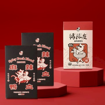 是天菜!好辣鴨!│【太神辣】豬隊友滷肉+麻辣鴨血-共3盒 單一規格