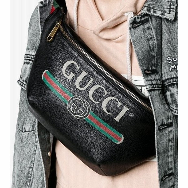 グッチ Gucci ヴィンテージロゴ レザー ベルトバッグ gcct8164 ブラック 通販 Lineポイント最大0 5 Get Lineショッピング